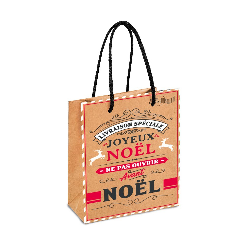 8 Pièces Sac Cadeau Noel Kraft,Grand/Petit Format Différentes Tailles  Pochette Cadeau Noel,Emballage Cadeau Noël Réutilisables