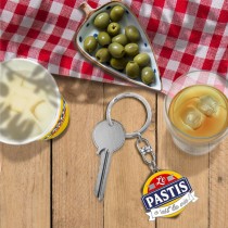 PORTE-CLÉ LE PASTIS C\'EST LA VIE