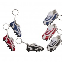 PORTE-CLEFS MÉTAL CRAMPONS FOOTBALL 8CM COLORÉ