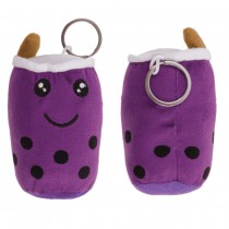 PORTE-CLEFS MÉTAL PELUCHE FAST FOOD 10CM