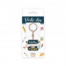 PORTE-CLÉS MEILLEUR MAÎTRE DE LA TERRE 9.5CM