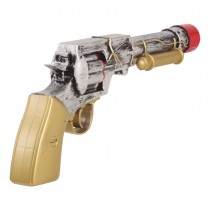 REVOLVER PLASTIQUE MOUSQUETON STEAMPUNK 30CM