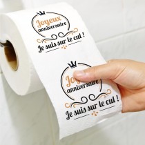 ROULEAU PAPIER WC JOYEUX ANNIVERSAIRE