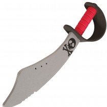 SABRE PIRATE TÊTE DE MORT MOUSSE EVA 43CM GRIS