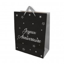 SAC CADEAU 30X40CM ARGENT