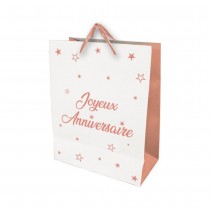 SAC CADEAU 30X40CM ROSE GOLD