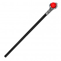 SCEPTRE DÉMONTABLE VAMPIRE GRIFFE BOULE 78CM NOIR