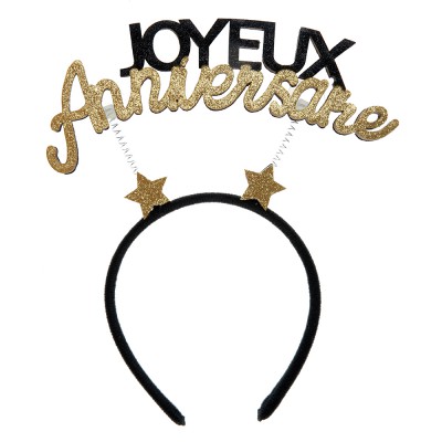 Joyeux Anniversaire Or Du Glamour Du Clinquant Pour Emerveiller Je Fete Feter Recevoir