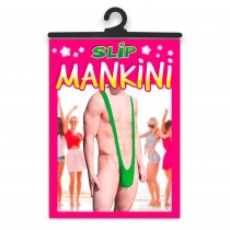 SLIP MANKINI BORAT POLYESTER VERT ADULTE