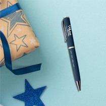 STYLO À BILLE BLEU ENCRE NOIRE PAPA PARFAIT