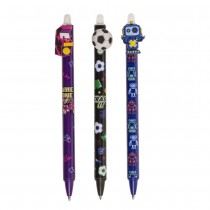 STYLO BILLE FANTAISIE EFFAÇABLE JEUX 14.5CM