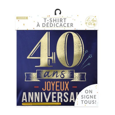 40 ans joyeux anniversaire' T-shirt Homme