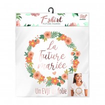 T-SHIRT COTON CINTRÉ EVJF FUTURE MARIÉE FEMME