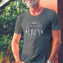 T-SHIRT COTON SUPER PAPY ADULTE