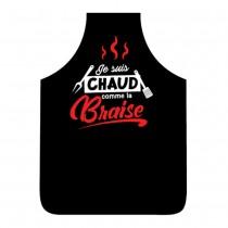 TABLIER DE CUISINE COTON CHAUD COMME LA BRAISE