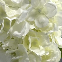 TIGE FLEUR ARTIFICIELLE HORTENSIA BLANC 83CM