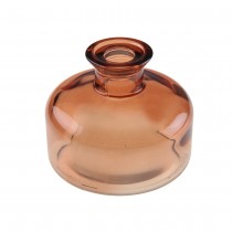 VASE VERRE 7X9CM COGNAC