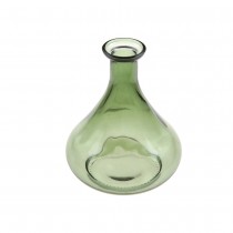 VASE VERRE EXPÉRIENCE 14X12CM VERT