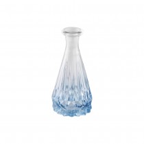 VASE VERRE FAÇONNÉ 5X10.7CM DÉGRADÉ BLEU