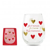 VERRE ROND TRANSPARENT ROMANTIQUE CUR