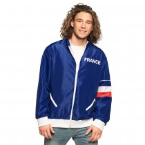 VESTE DE SURVÊTEMENT BLEU SUPPORTER FRANCE HOMME